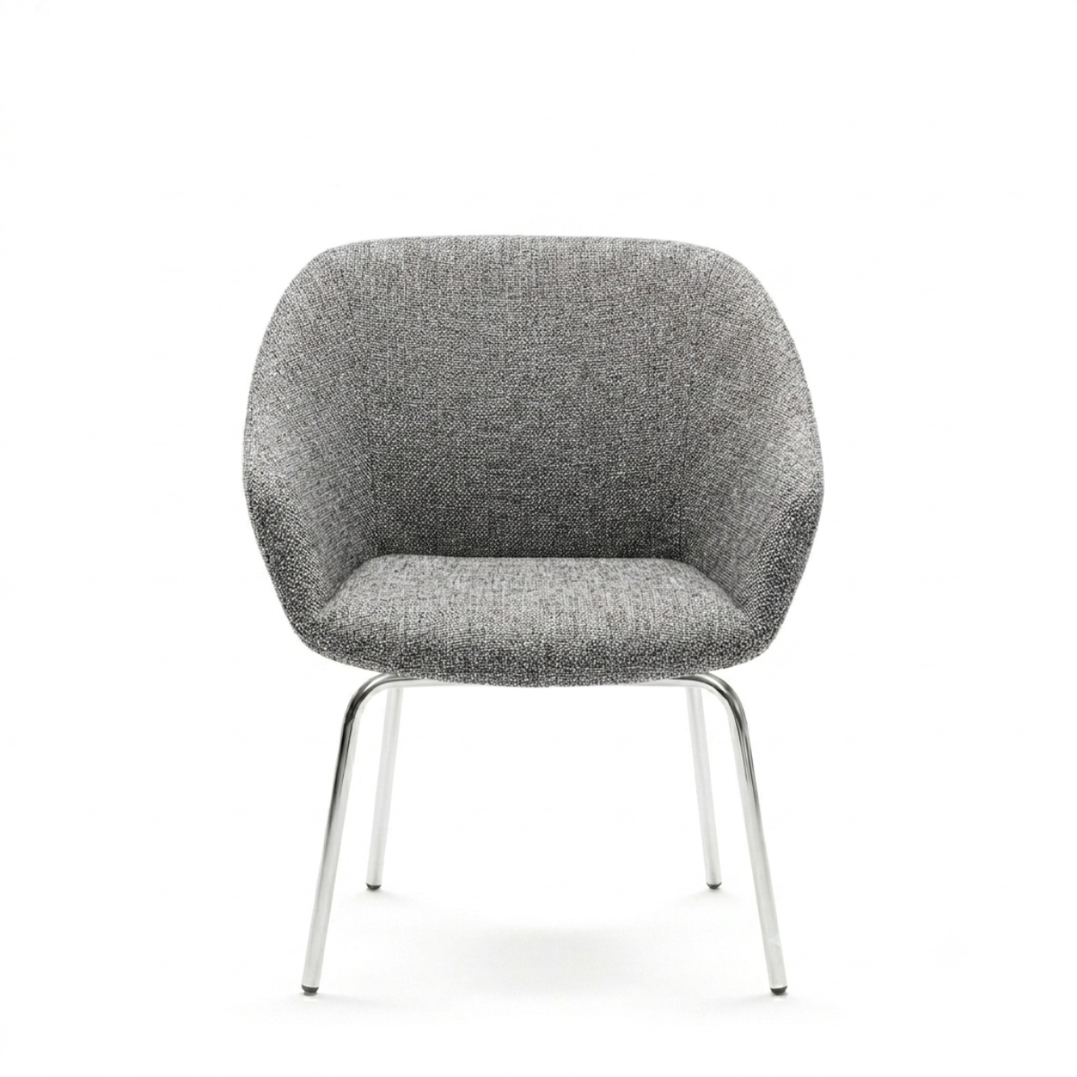 Silla Breck Base Cromada Cuatro Puntas