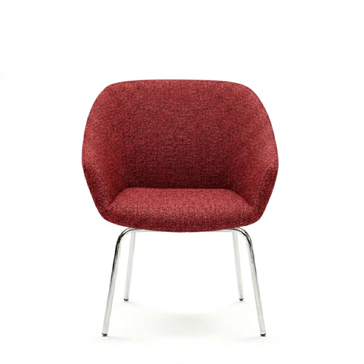 Silla Breck Base Cromada Cuatro Puntas