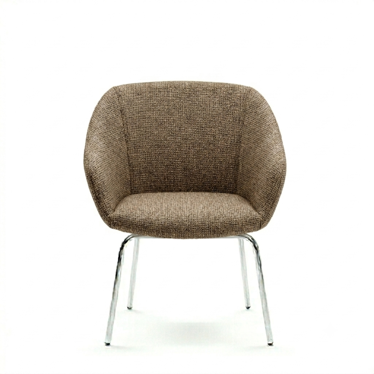 Silla Breck Base Cromada Cuatro Puntas