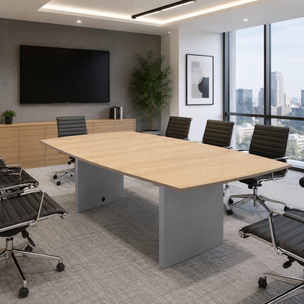 Mesa de juntas rectangular LKMJ2412