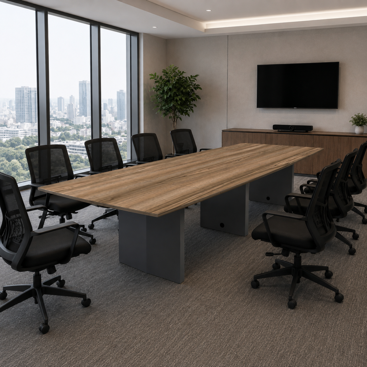 Mesa de juntas rectangular LKMJ3012