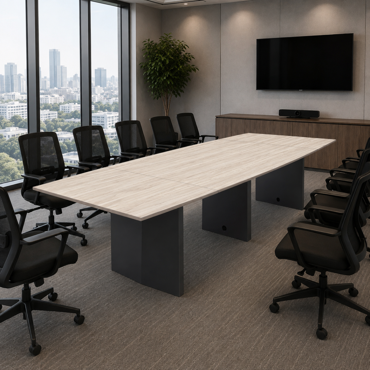 Mesa de juntas rectangular LKMJ3012
