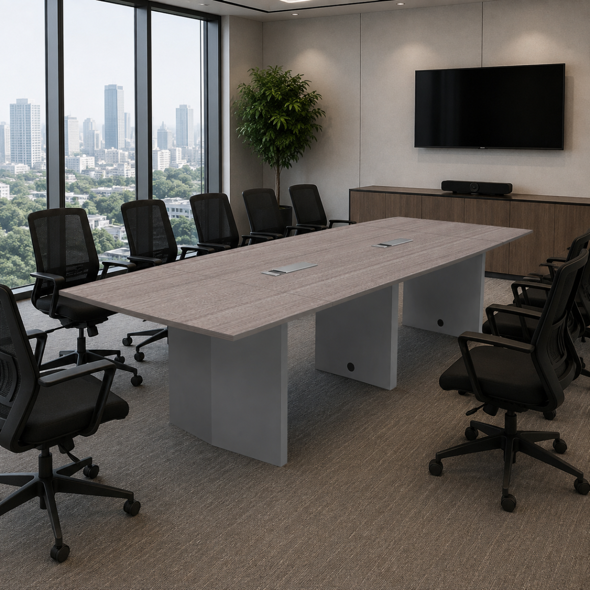 Mesa de juntas rectangular LKMJ3012