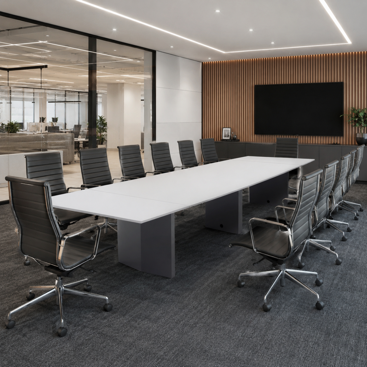 Mesa de juntas rectangular LKMJ3612