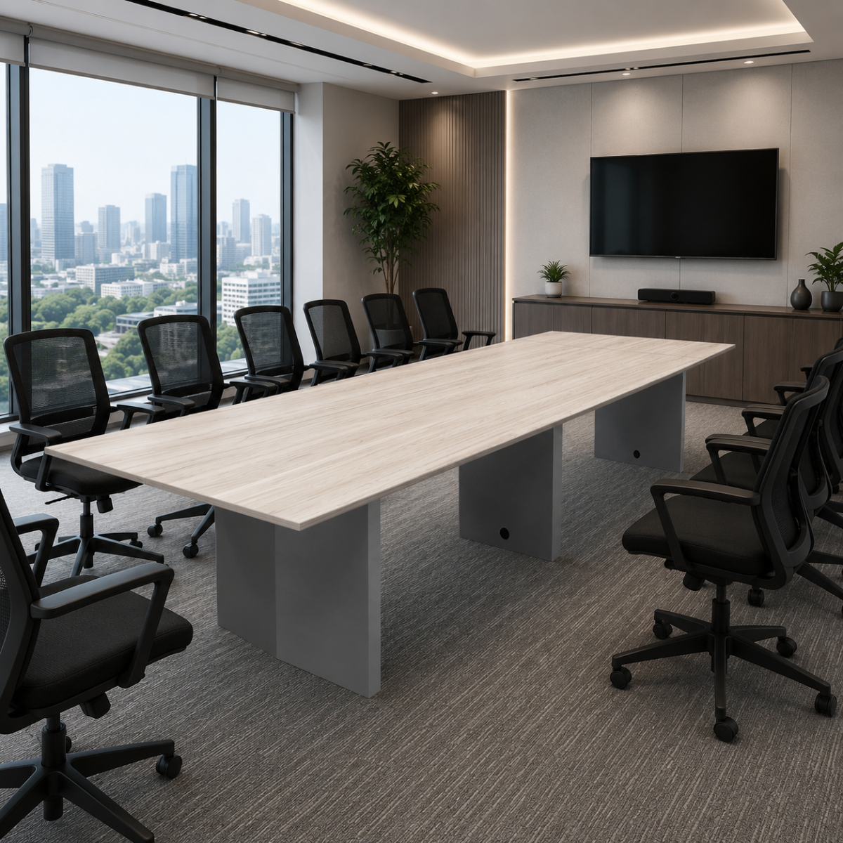 Mesa de juntas rectangular LKMJ3612