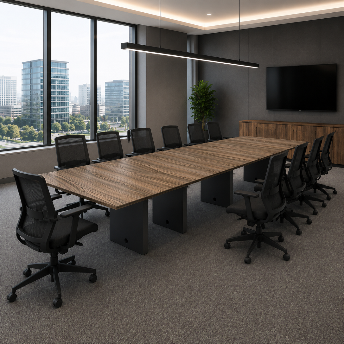 Mesa de juntas rectangular LKMJ4812