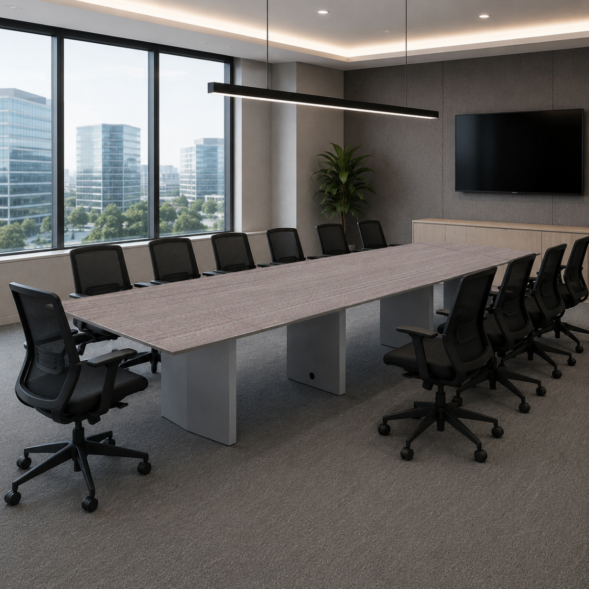 Mesa de juntas rectangular LKMJ4812