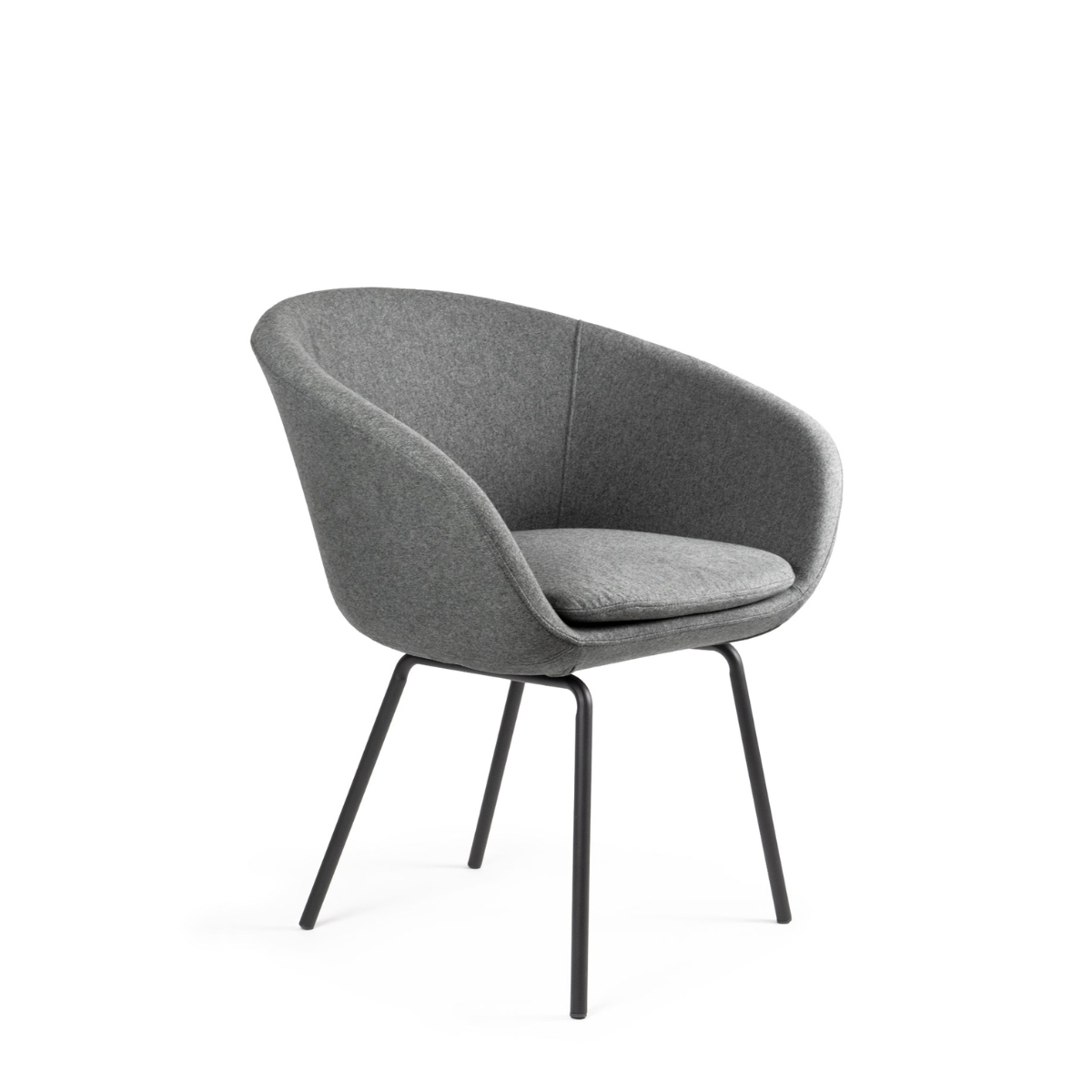 Silla Contract Asti Base Cuatro Puntas