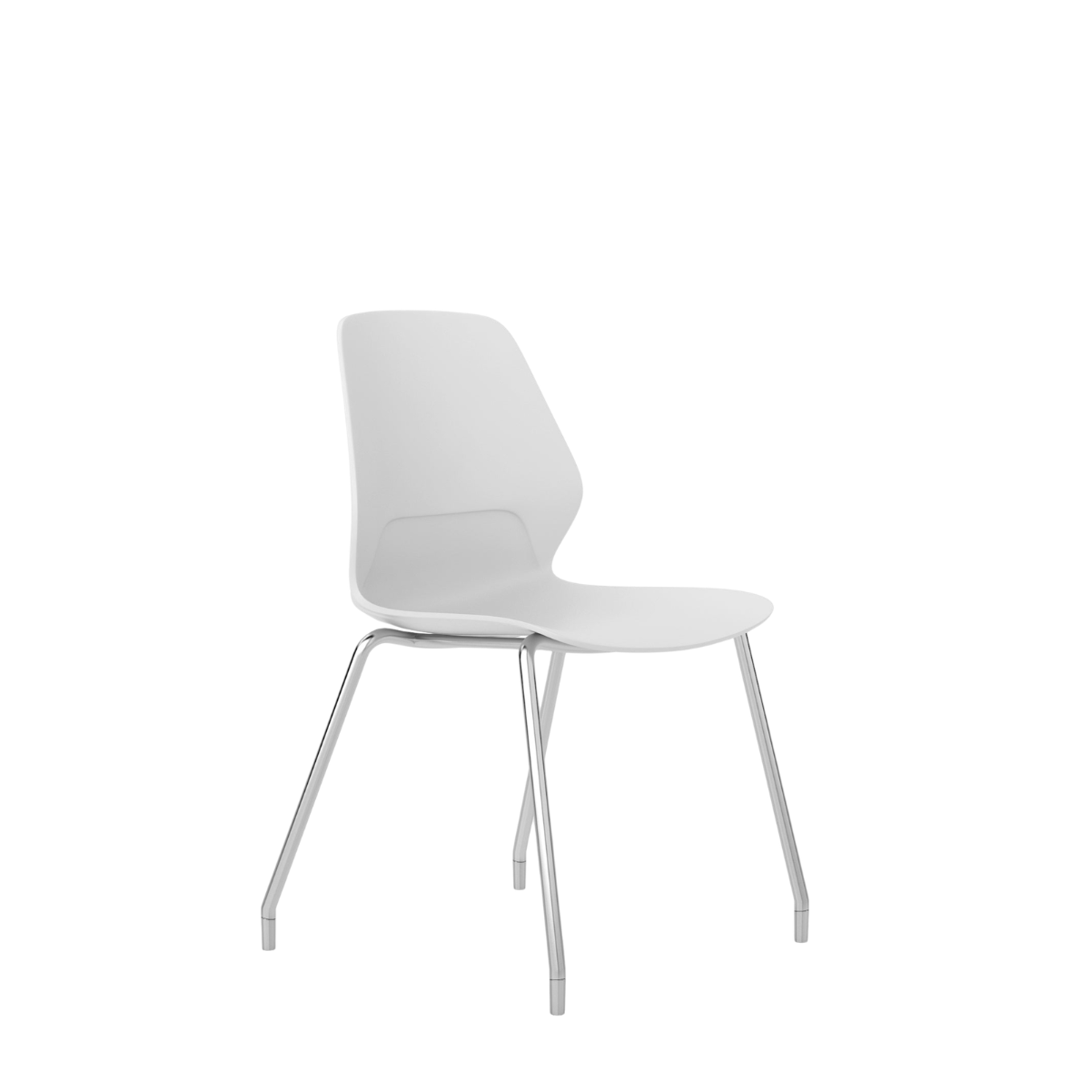 Silla Contract Kolbe Base Cuatro Puntas Cromada
