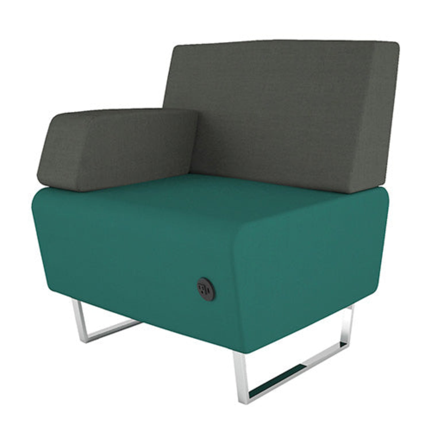 Sillón Modular 912 con Respaldo y Descansabrazos