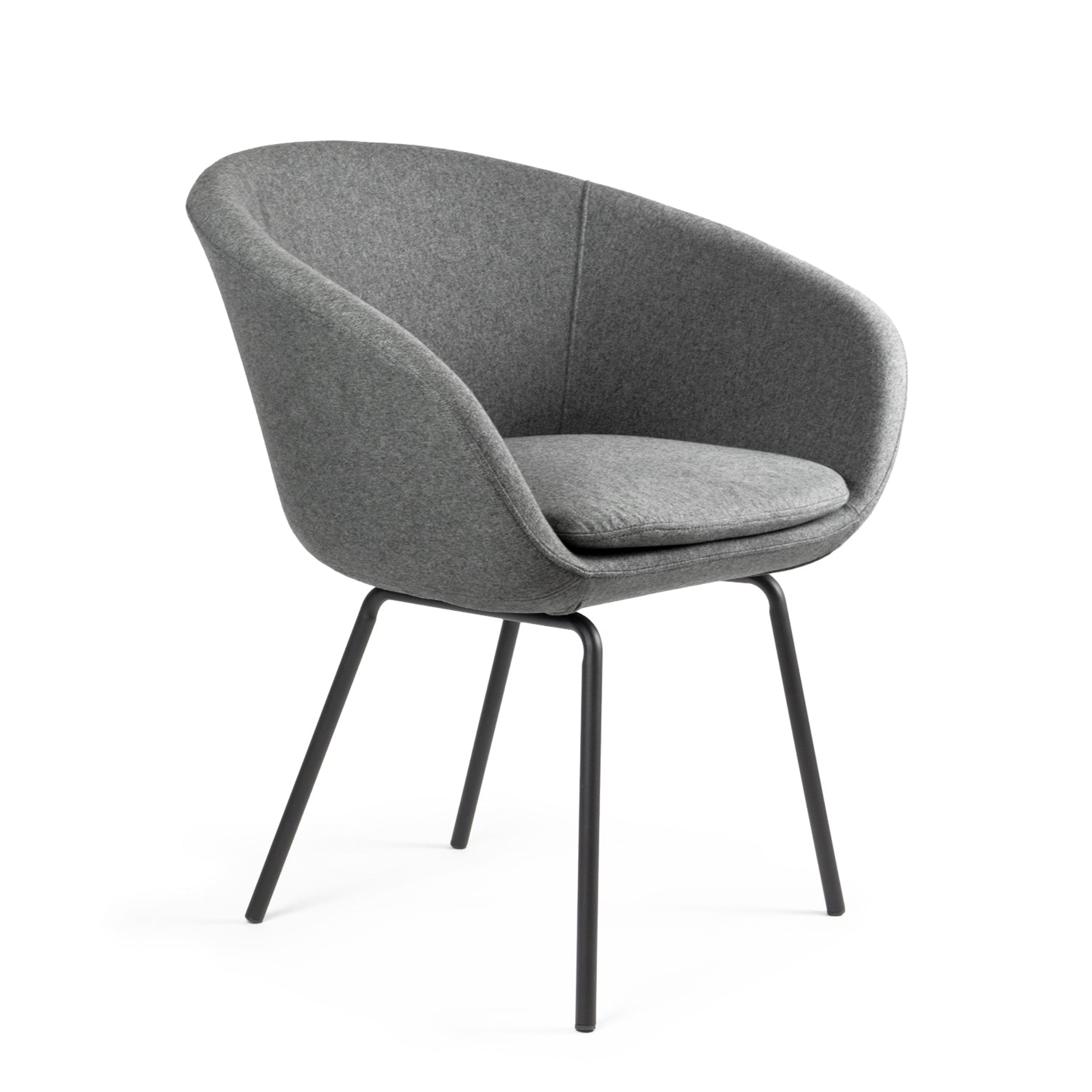 Silla para visitas Asti con base de 4 patas
