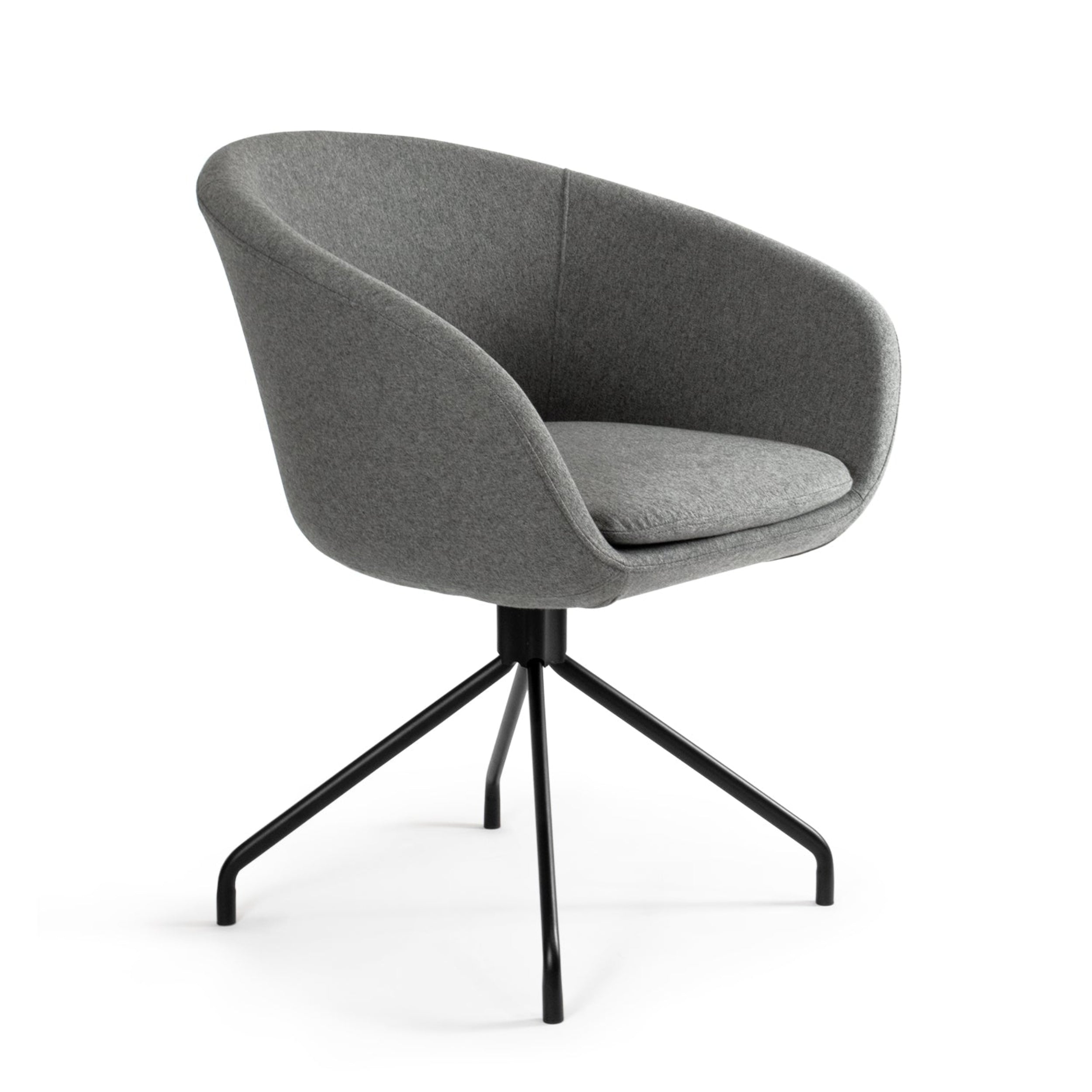 Silla de visitas Asti con base spider