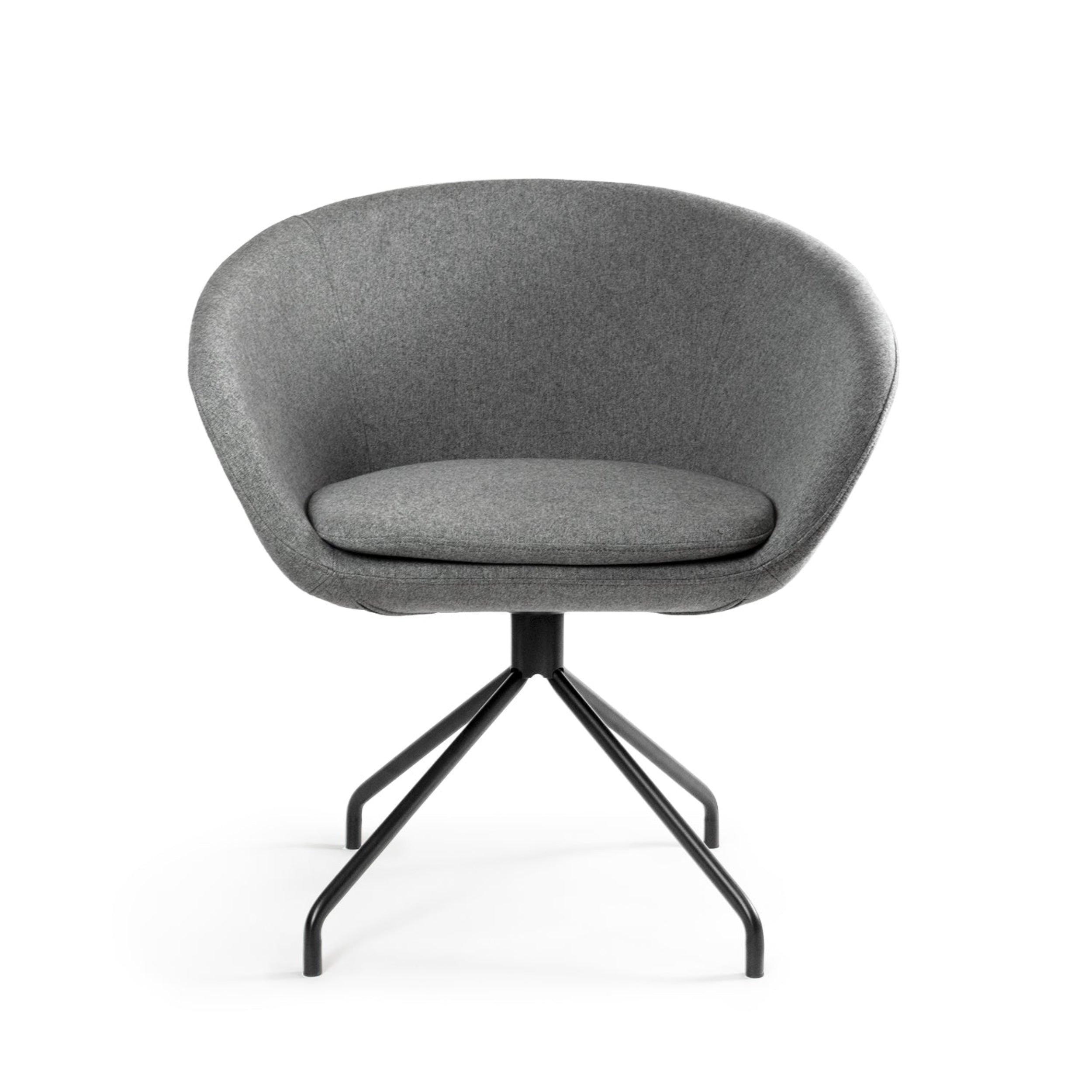 Silla de visitas Asti con base spider