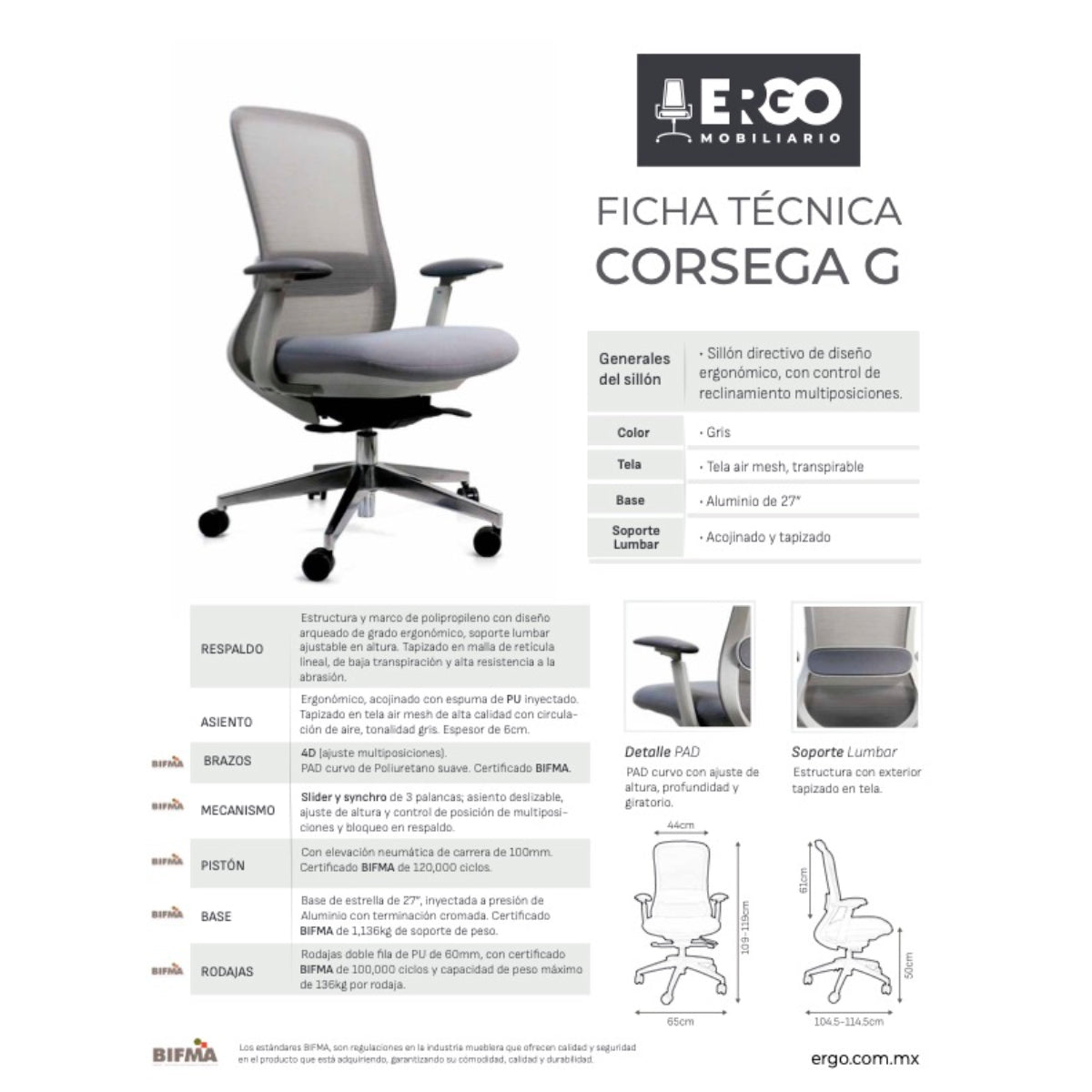 Silla Directiva Corsega G