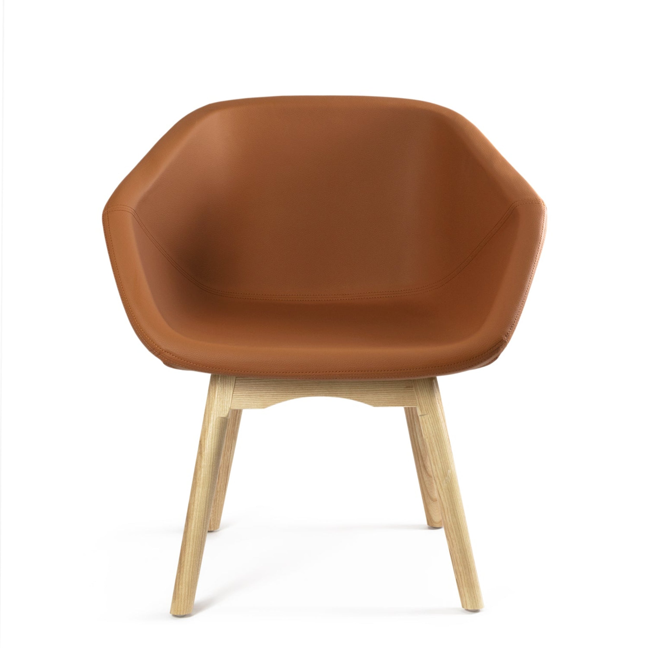 Silla de Visitas Riva con base de madera