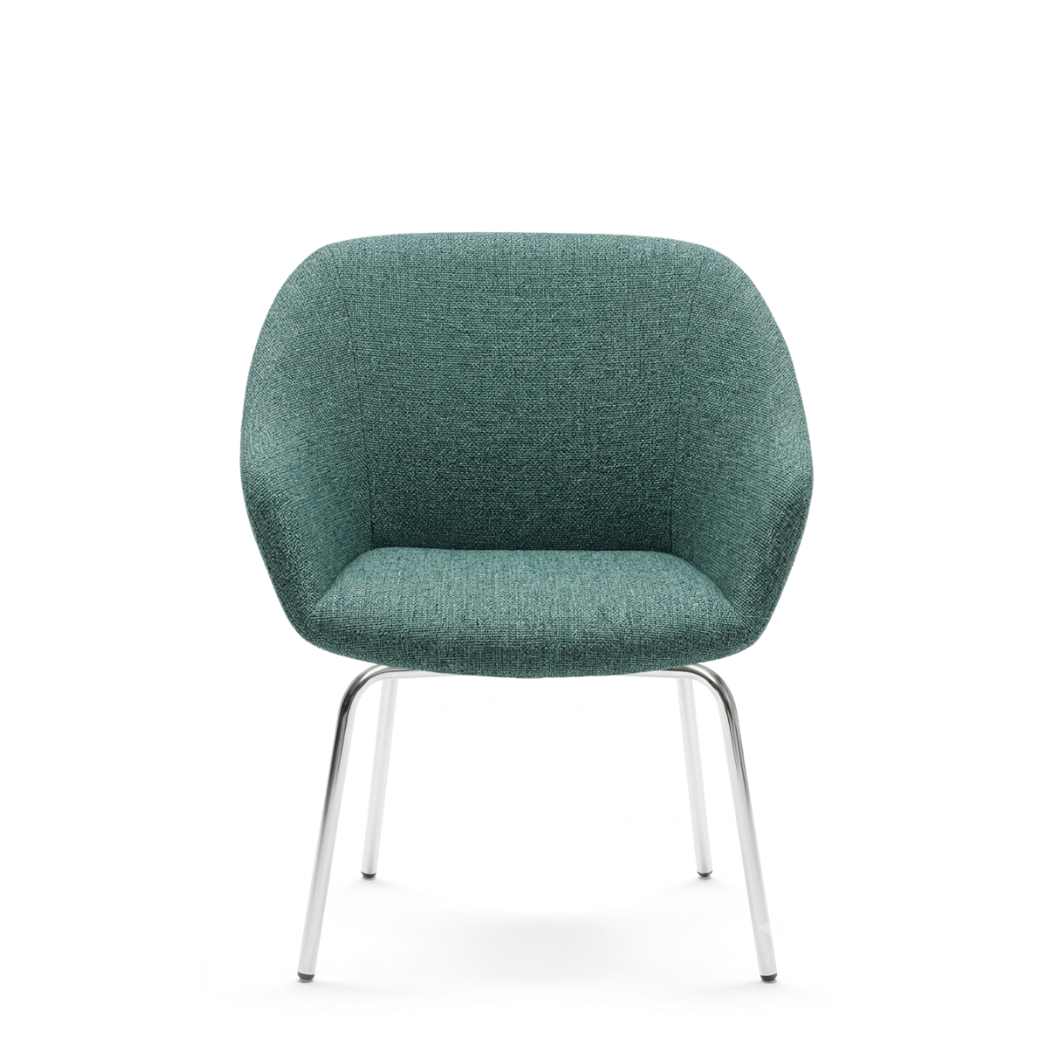 Silla Breck Base Cromada Cuatro Puntas
