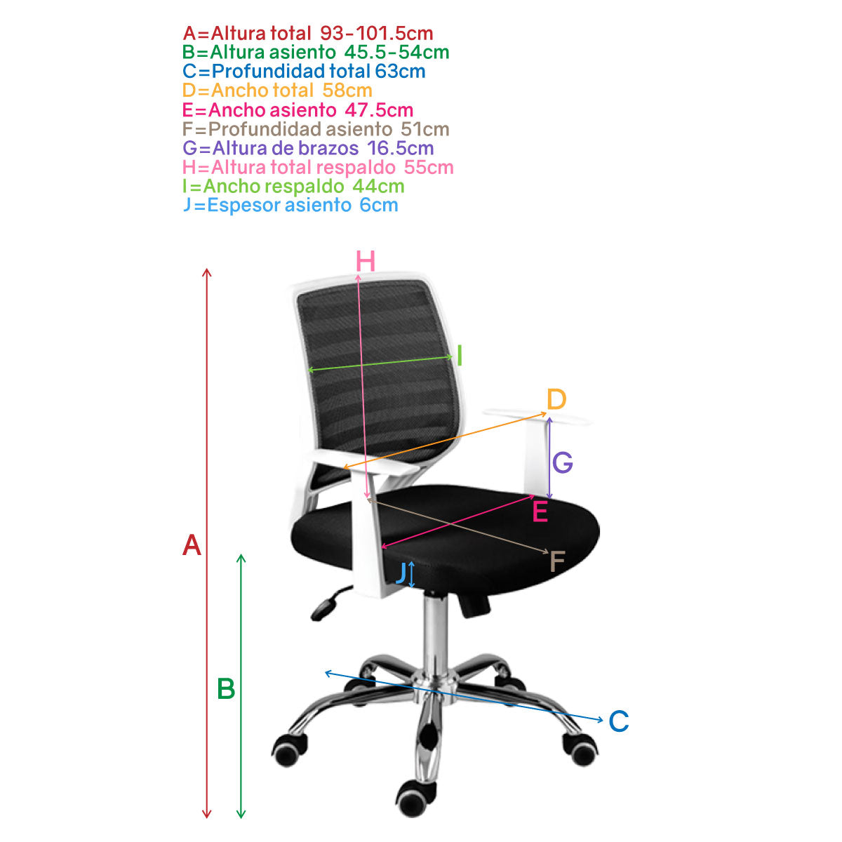 Silla Operativa Tivoli BCR