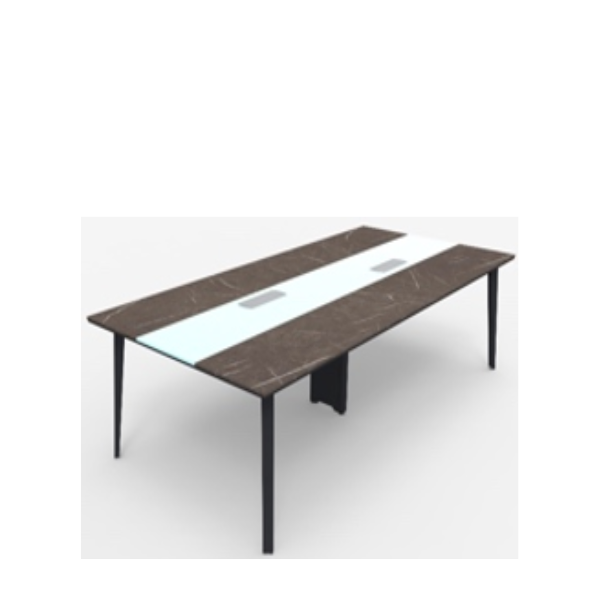 Mesa de Consejo G46MCO2412P*CRR con vidrio