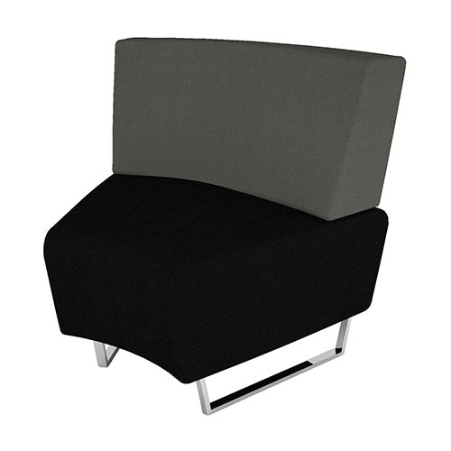 Sillón Curvo 917 con Respaldo y Conector